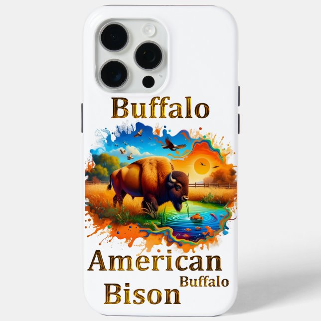 American Buffalo Bison Case-Mate iPhone Case (Back)