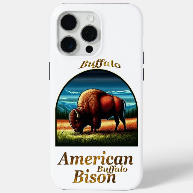 American Buffalo Bison Case-Mate iPhone Case (Back)