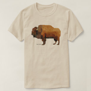 American Buffalo (Bison) Watercolor T-shirt