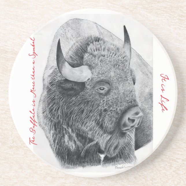 American Buffalo Coaster (Front)