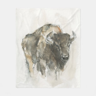 American Buffalo I Fleece Blanket