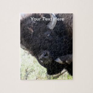 American Buffalo in Yellowstone National Park Jigsaw Puzzle