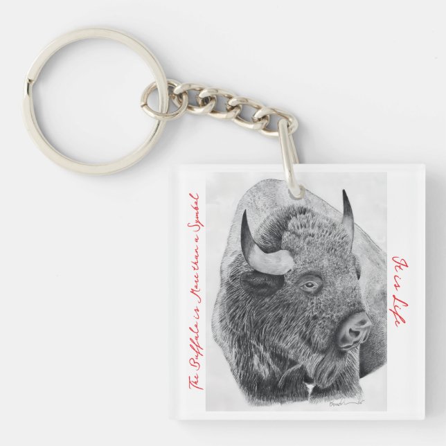 American Buffalo Key Ring (Front)