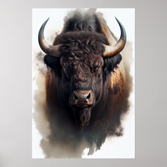 American Buffalo Painting Poster (Front)