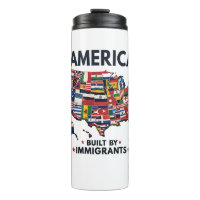 American Built by Immigrants Patriotic American 
