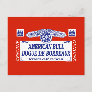 American Bull Dogue De Bordeaux Postcard