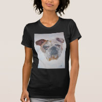 American Bulldog Artistic Pet Portrait