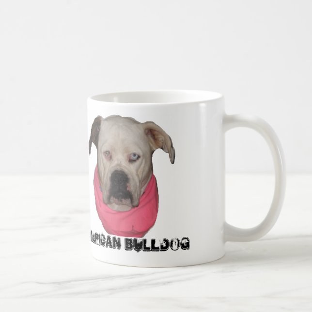 American Bulldog Coffee Mug (Right)