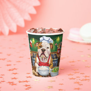 American Bulldog Holiday Baking: Festive Christmas Paper Cups