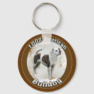 american bulldog key ring