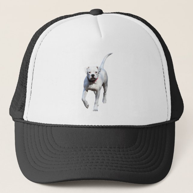 American Bulldog Pup Trucker Hat (Front)