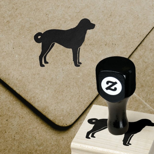 American Bulldog Silhouette Rubber Stamp (Creator Uploaded)