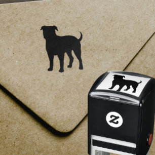 American Bulldog Silhouette Self-inking Stamp
