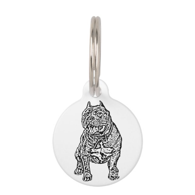 American Bully dog Pet Tag (Front)