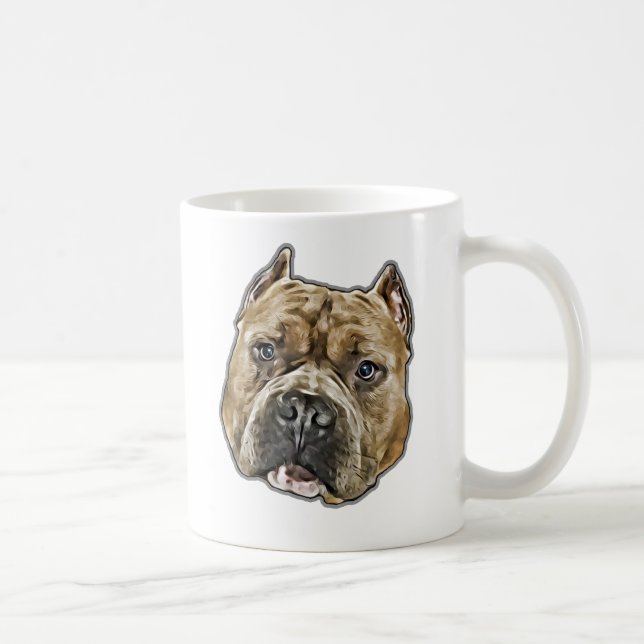 American Bully dog Pitbull mug (Right)