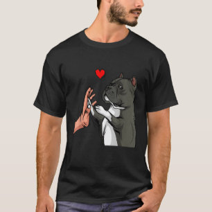 American Bully Love Cute Dog Mom Funny Girls  T-Shirt
