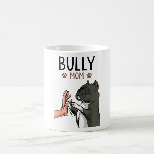American Bully Mum Cute Dog Coffee Mug (Center)