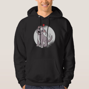 American Bully Pet Domestic Animal Pitbull Dog Lov Hoodie