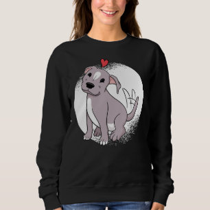 American Bully Pet Domestic Animal Pitbull Dog Lov Sweatshirt