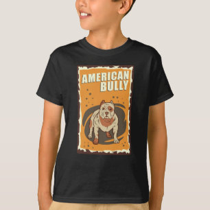 American Bully Retro Dog Owner American Bullies T-Shirt