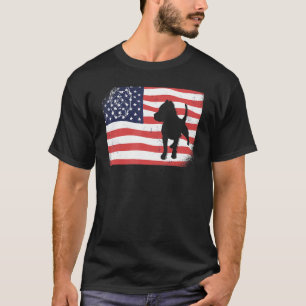 American Bully Usa Flag Dog And Pitbull T-Shirt