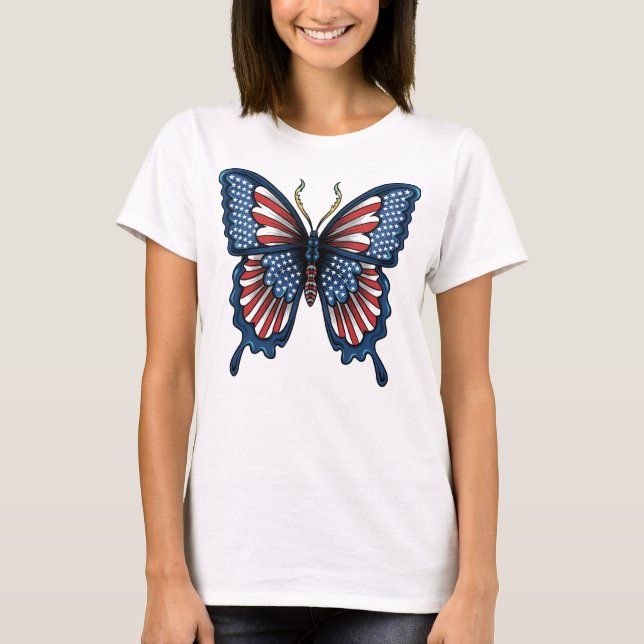 American Butterfly T-Shirt (Front)