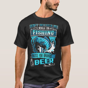 American Camouflage USA Flag Bass Fishing Fisherma T-Shirt