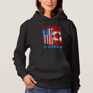 American Canadian Flag America Usa Canada Patriot Hoodie