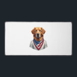 American Canine Golden Retriever Vintage Tee Desk Mat<br><div class="desc">American Canine Golden Retriever Vintage Tee</div>