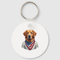 American Canine Golden Retriever Vintage Tee