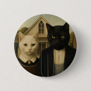 American Cathic 6 Cm Round Badge