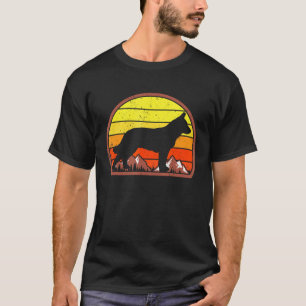 American Cattle Dog Vintage Retro Blue Heeler T-Shirt