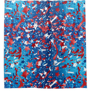 American Celebration Shower Curtain