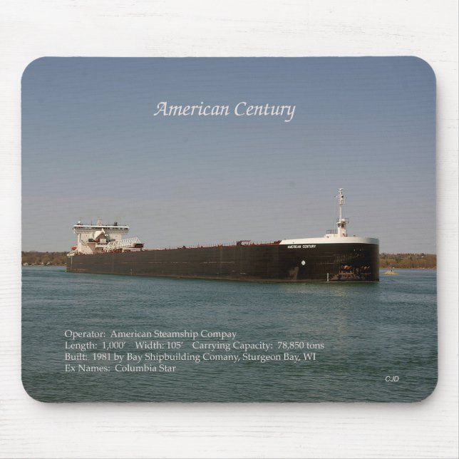 American Century mousepad (Front)