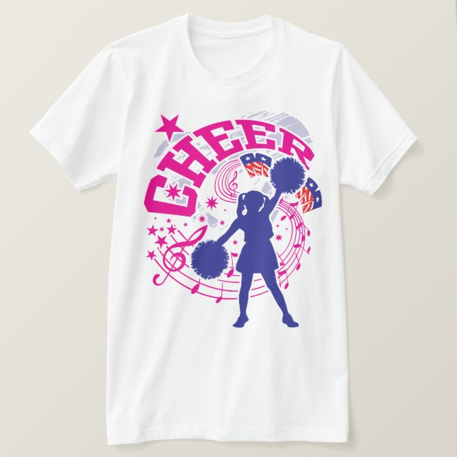 American Cheer Mum T-Shirt (Design Front)