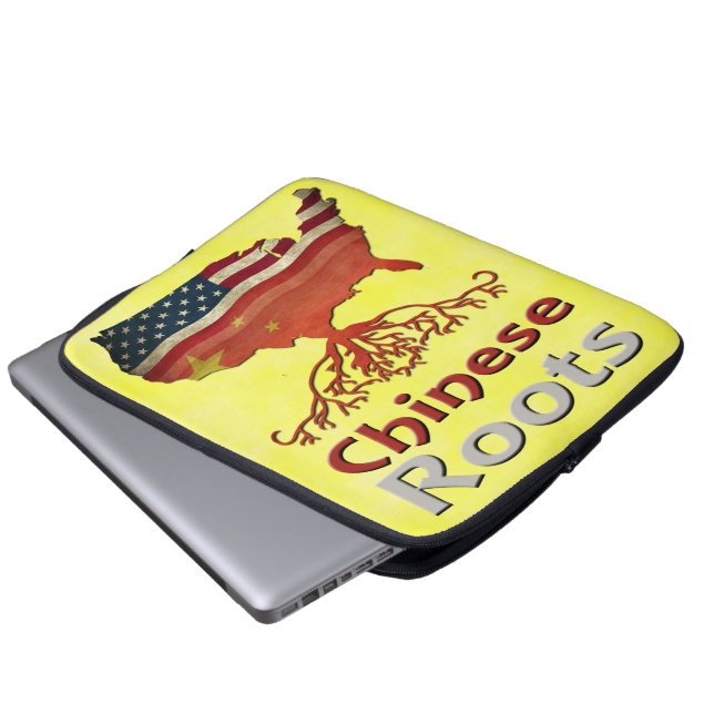 American Chinese Roots Laptop Sleeve (Front Bottom)