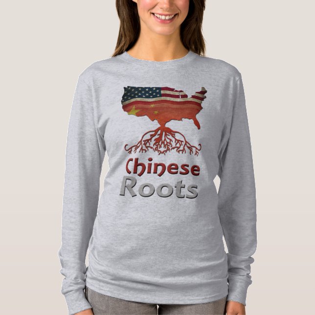 American Chinese Roots T-Shirt (Front)