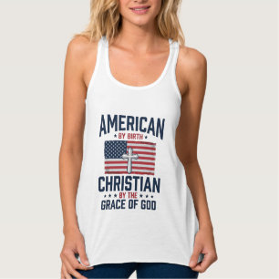 American Christian Flag Cross Vintage Shirt