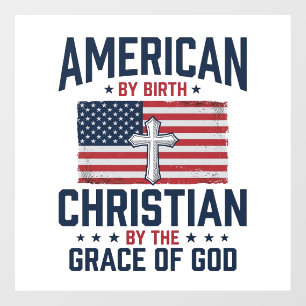 American Christian Flag Cross Vintage Shirt