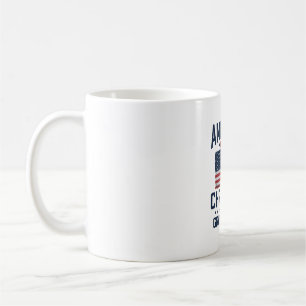 American Christian Flag Cross Vintage Shirt Coffee Mug