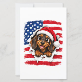 American Christmas Dachshund