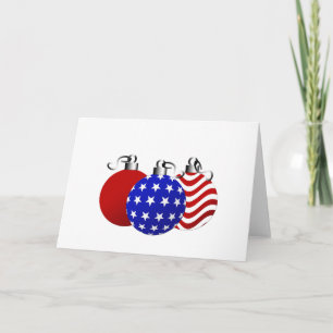 American Christmas Holiday Card