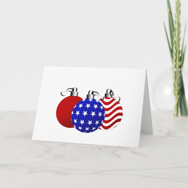 American Christmas Holiday Card (Front)