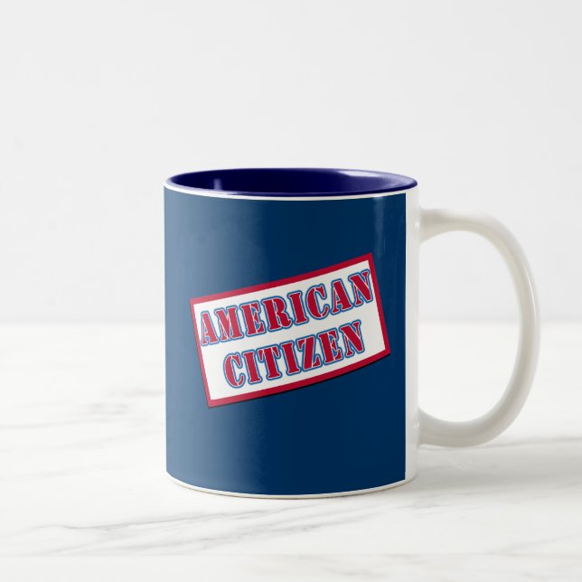 American Citizen Two-Tone Coffee Mug (Right)