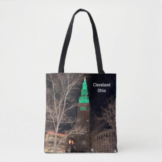 AMERICAN CITY CLEVELAND OHIO  TOTE BAG