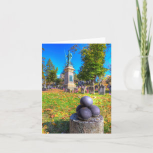 American Civil War Cannon Balls Card