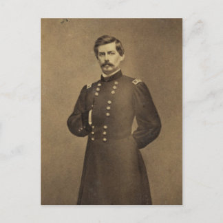 American Civil War General George B McClellan Postcard