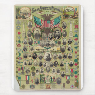 American Civil War's Grand Army of the Republic Mouse Pad