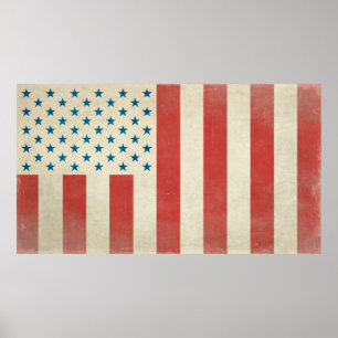 American Civilian Flag of Peace Print