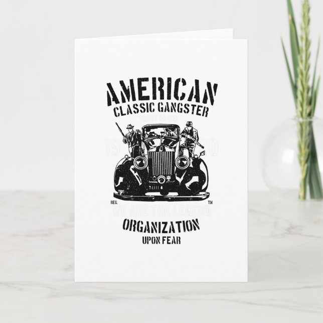 American Classic Gangster Card (Front)